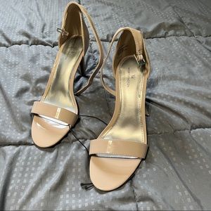 Worthington Bristol heeled sandals nude size 9.5
